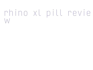 rhino xl pill review