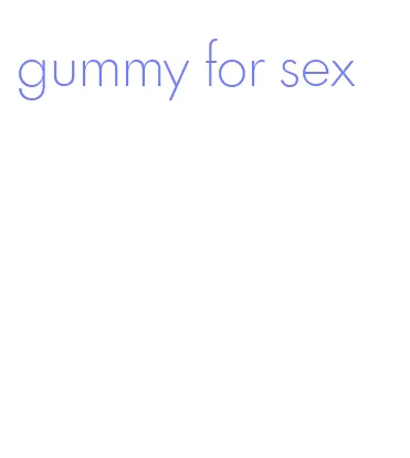 gummy for sex