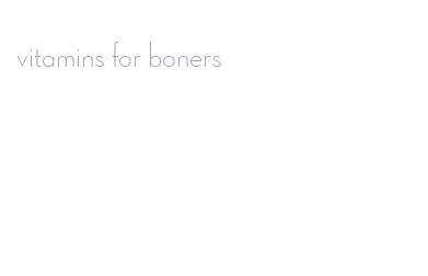 vitamins for boners
