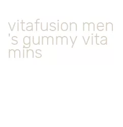 vitafusion men's gummy vitamins