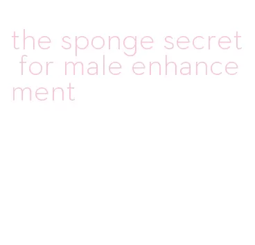 the sponge secret for male enhancement