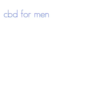 cbd for men