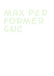 max performer gnc