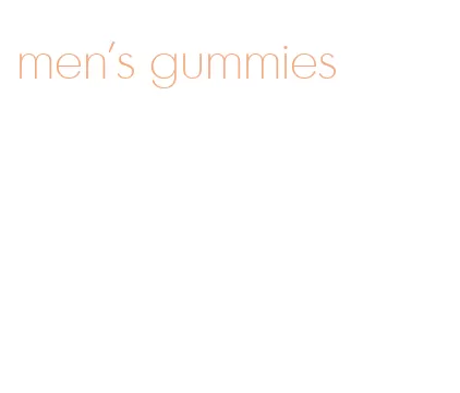 men's gummies