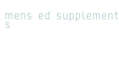 mens ed supplements