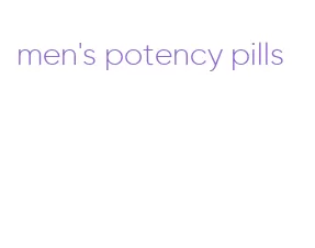 men's potency pills
