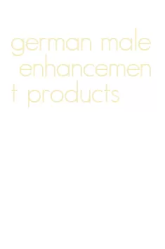 german male enhancement products