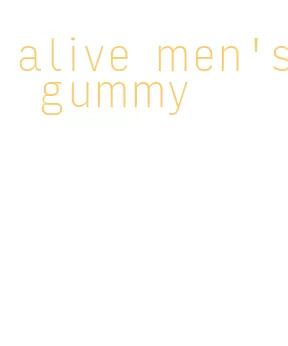 alive men's gummy