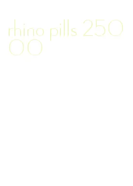 rhino pills 25000