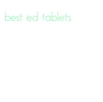 best ed tablets