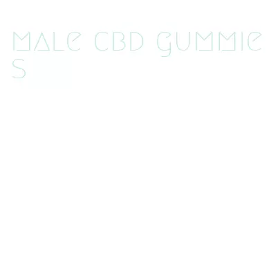 male cbd gummies
