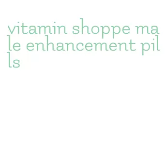 vitamin shoppe male enhancement pills