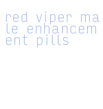red viper male enhancement pills