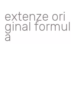 extenze original formula