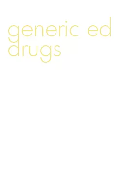 generic ed drugs